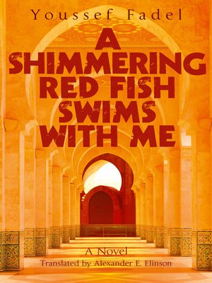 cover image of A Shimmering Red Fish Swims with Me